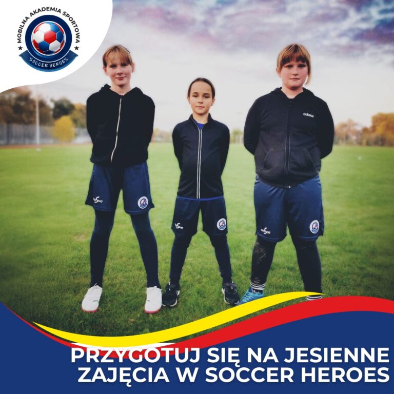 Jesień w pełni, a w Soccer Heroes trwają zajęcia ogólnorozwojowe dla dzieci w Wohyniu i Borkach! 🍂